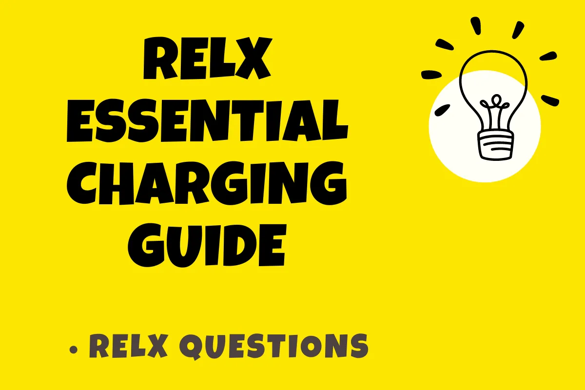 Relx Essential charging guide