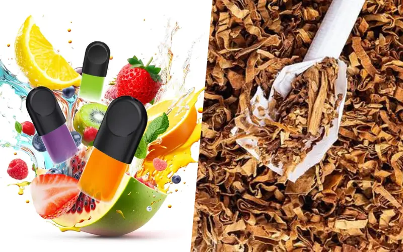 RELX VS Cigarettes Flavours